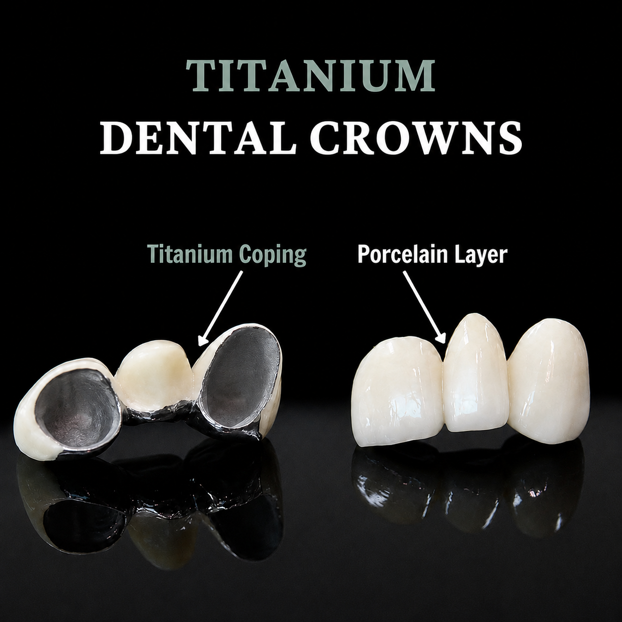 Titanium Porcelain Crown - Image 3