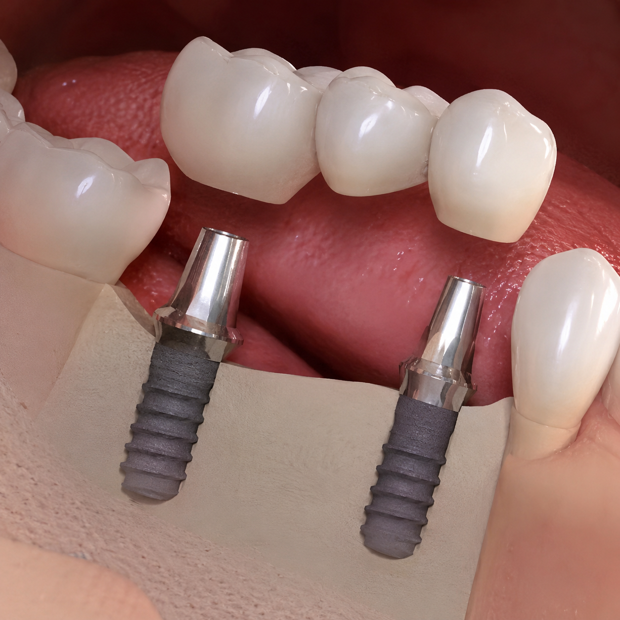PHỤC HÌNH RĂNG SỨ TRÊN IMPLANT
