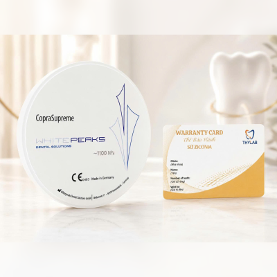 Sứ Zirconia Đức hay còn gọi  CopraSupreme Whitepeaks